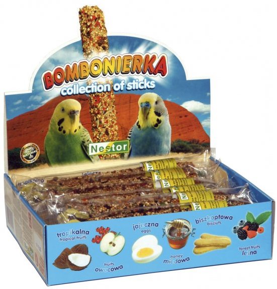 Nestor Bombonierka Bomboniera Papagali Mici