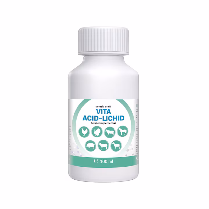 Vita Acid-Lichid Pentru Pasari Si Suine 100ml
