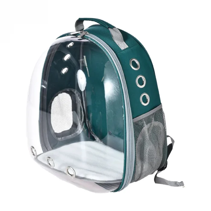 4Dog Rucsac Transport Verde Inchis/Transparent 314228 cm