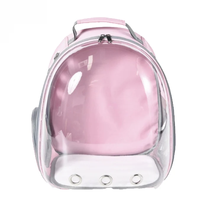 4Dog Rucsac Transport Roz/Transparent 314228 cm