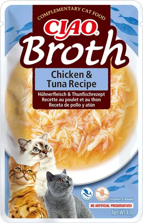 Plic Pisica Ciao Churu Cat Twin Tuna&Chicken 40gr