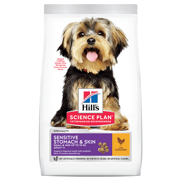 Hrana Caine Hill's Adult Small And Mini Sensitive Stom&Skin Pui  1kg Vrac