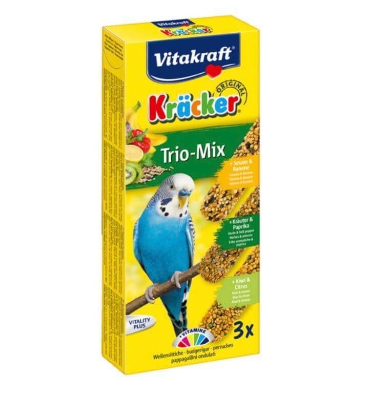 Vitakraft Kracker Perus Trio  Ardei/Susan/Kiwi 90g