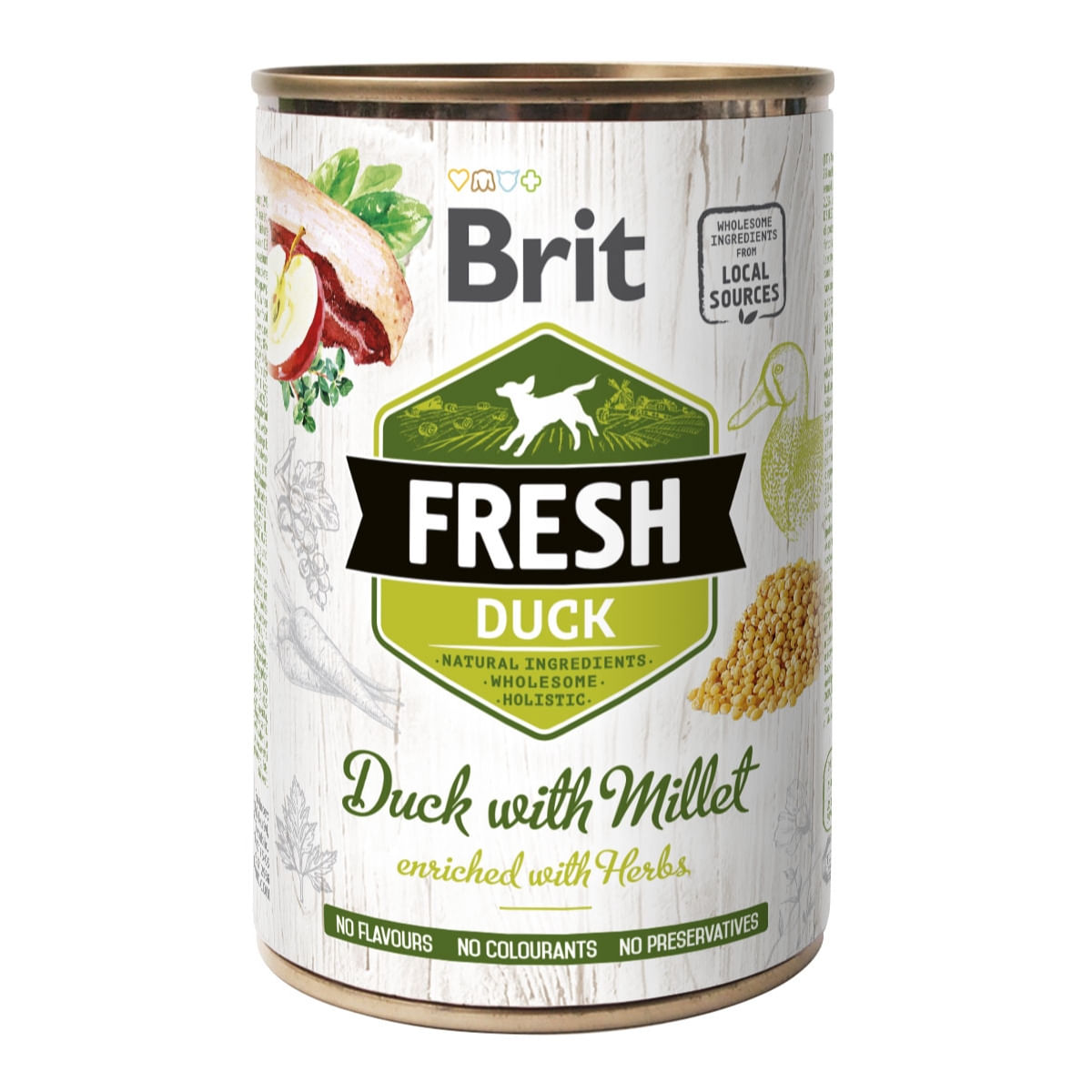 Conserva Caine Brit Fresh Rata Cu Mei 400 gr