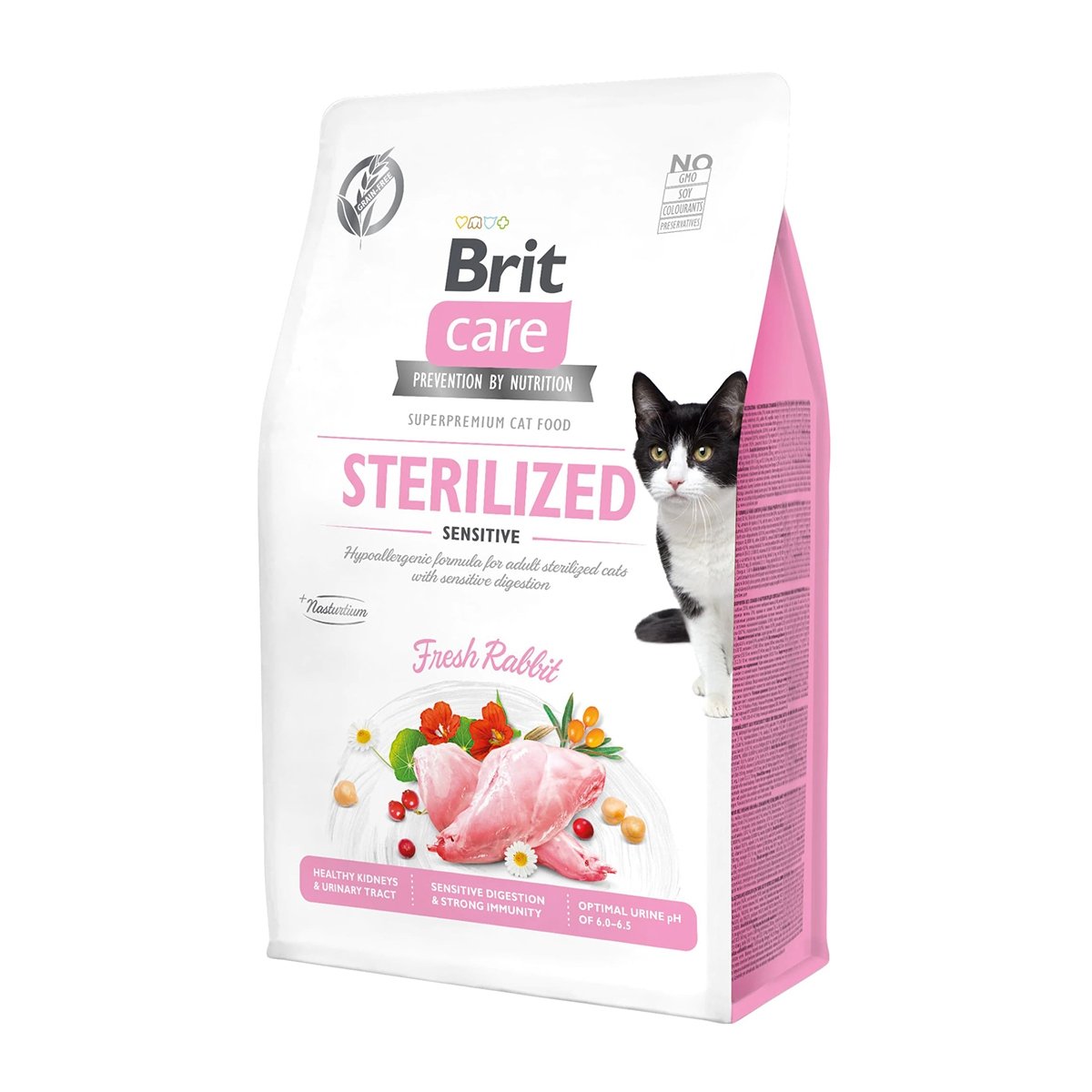 Brit Care Cat Sterilized Sensitive Iepure 400 g