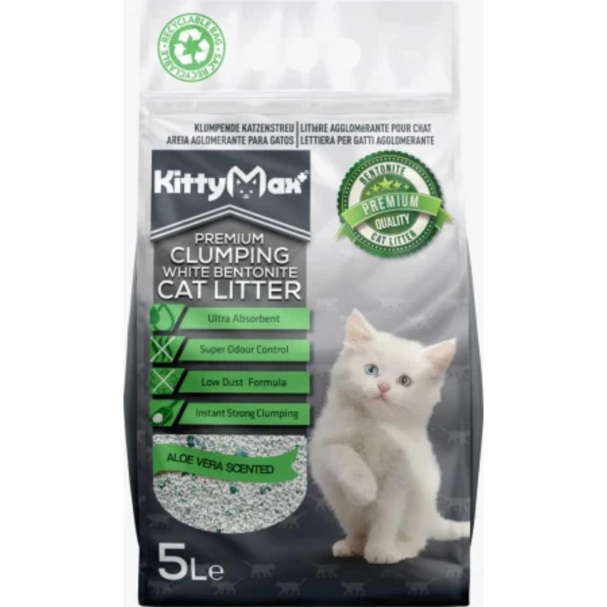 Asternut Igienic Kittymax Aloe Vera 5l