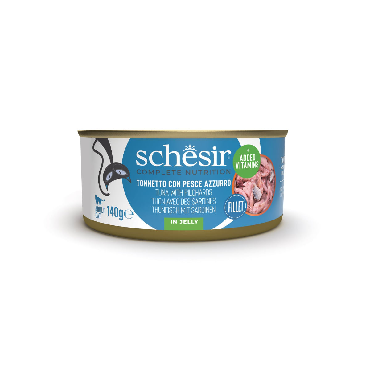 Conserva Pisica Schesir Ton Sardine 140gr
