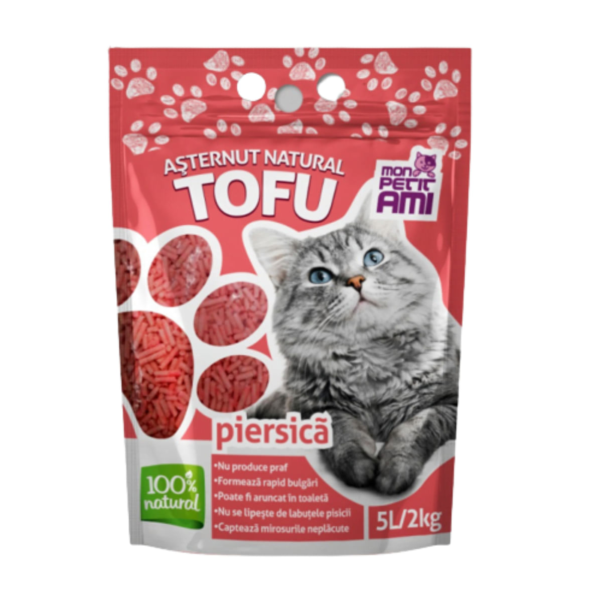 Asternut Natural Tofu Mon Petit Ami Piersica 5l/2kg