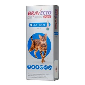 Bravecto Plus Pisica 2.8-6.25kg