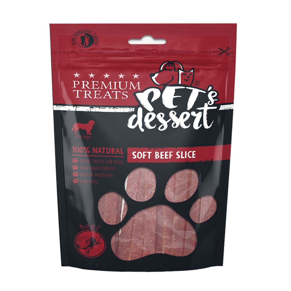 Recompensa Caine Pet's Dessert Soft Slice Vita 80gr
