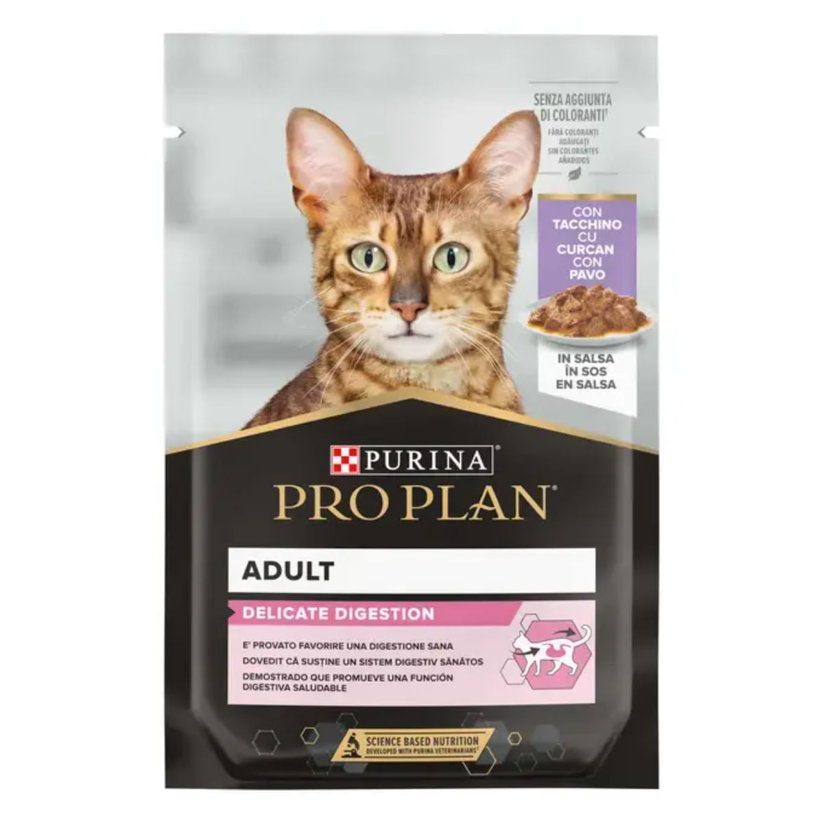 Plic Pisica Purina Pro Plan Adult Delicate Digestion Curcan 85gr