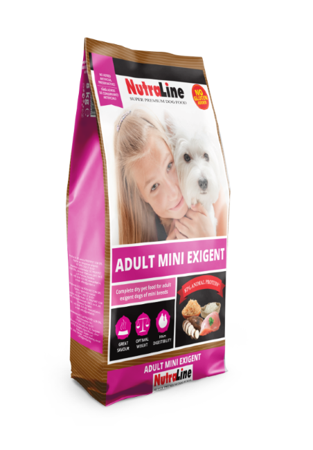 Hrana Caine Nutraline Adult Mini Exigent 1 kg Vrac