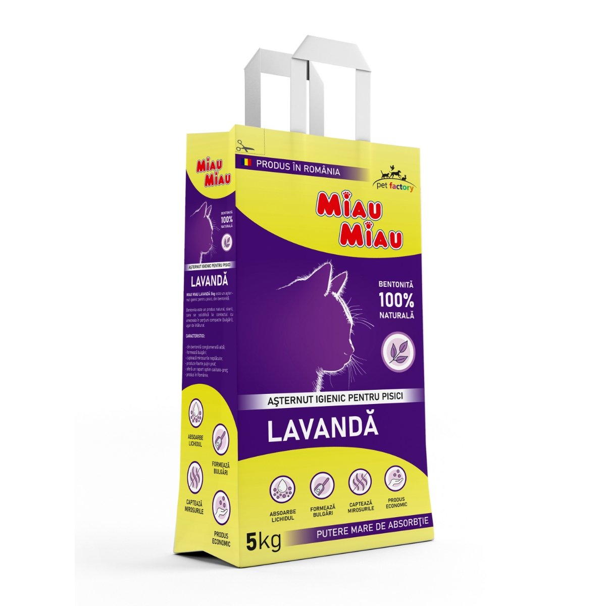 Asternut Igienic Miau Miau Lavanda 6kg